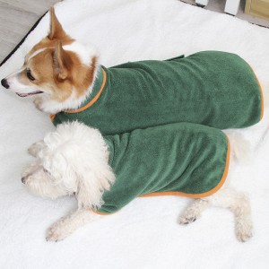 Водопоглощение Одежда для купания домашних животных Одежда из волокна Одежда для кошек и собак