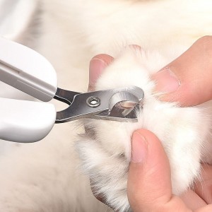Cat Nail Clippers Stainless Hlau Lub luj tshib Pet Nail Clippers Pet Grooming