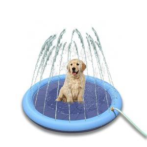 Water Splash Sprinkel Pad vir Honde Troeteldier PVC Troeteldier Speelgoed Groothandel