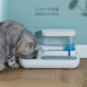 Automatic Water Dispenser Double Bowl Cat Bowl Dog Bowl Pet Waterer