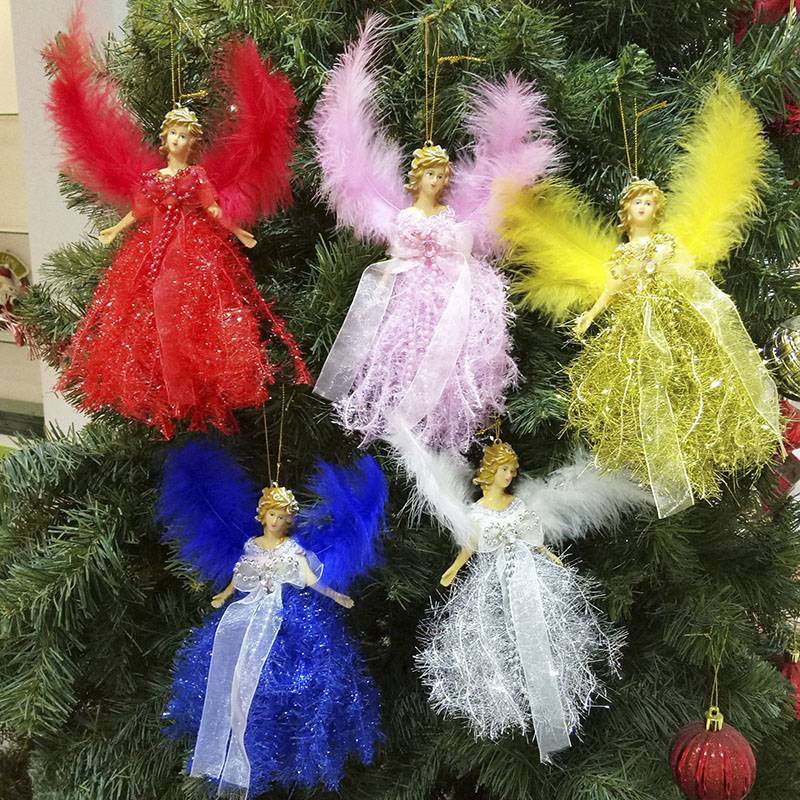 Manufacturer of Which Is The Best Agent In Yiwu - Christmas Plush Angel Pendant Doll Christmas Tree Pendant – Sellers Union