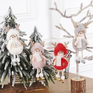 Christmas Plush Angel Pendant Doll Christmas Tree Decoration