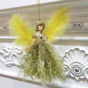 Christmas Plush Angel Pendant Doll Christmas Tree Pendant