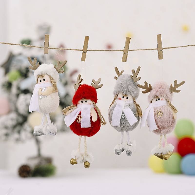 Trending Products China Logistics Agent - Christmas Decoration Plush Antlers Girl Pendant – Sellers Union