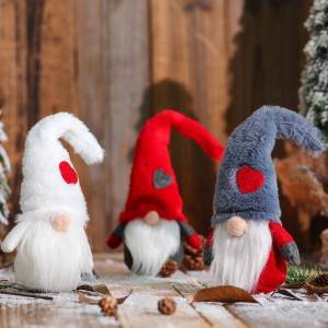 Dekorasyon sa Pasko Plush Beard Rudolph Doll Wholesale