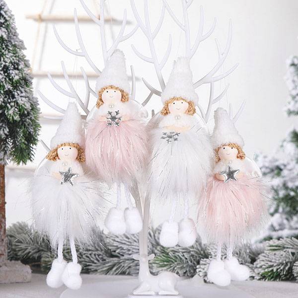 Ordinary Discount Hair Products Market Yiwu - Christmas Decoration Plush Girl Angel Pendant – Sellers Union