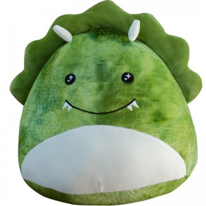 Squish Squeeze Dinosaur Mallow Plush Toys Throw Pillow საბითუმო