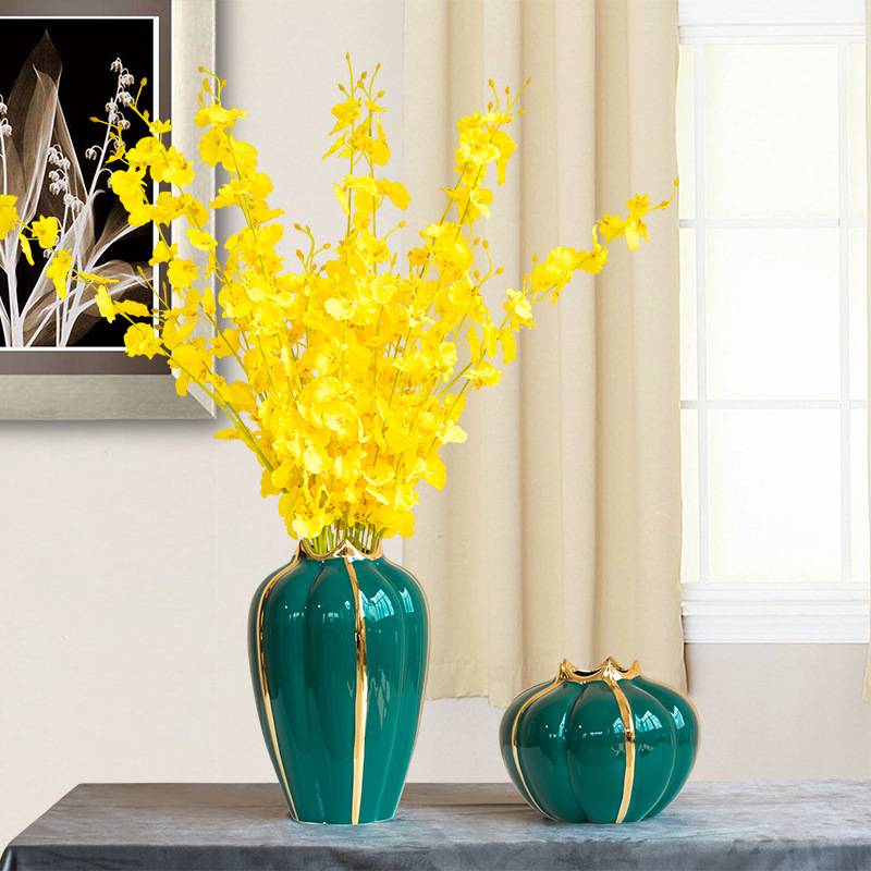 High Quality Best Agent In China - Pumpkin Shaped Ceramic Vase With Gilt Edge Wholesale – Sellers Union