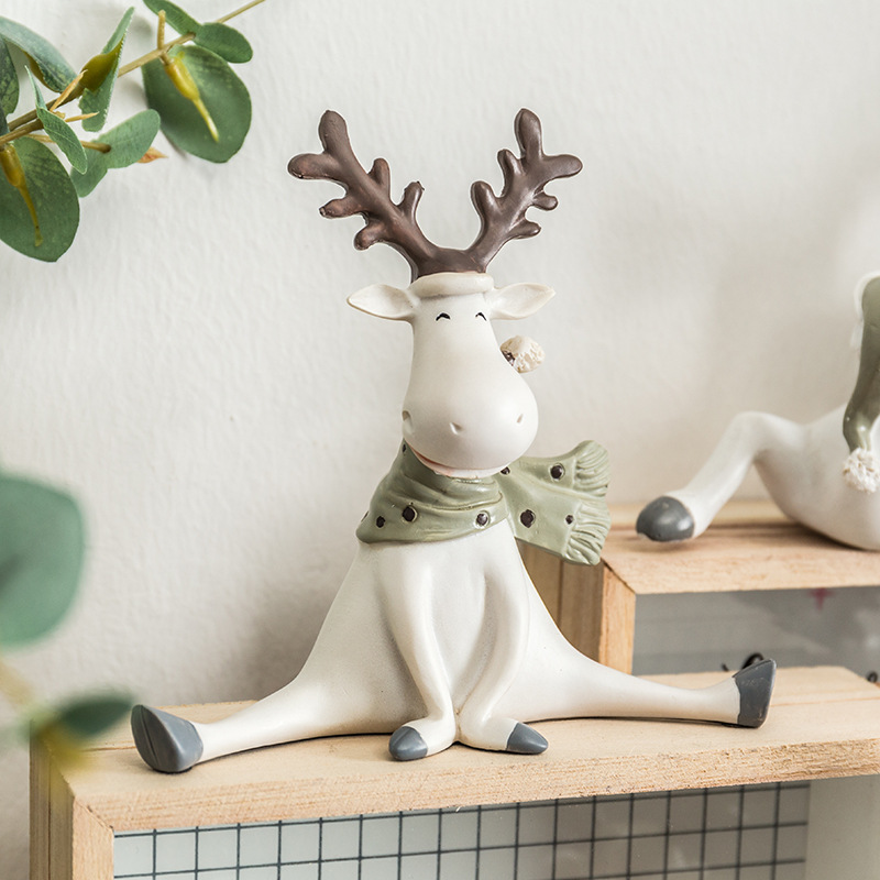 Low price for Inspection Partner Yiwu - Resin Deer Desktop Decoration Home Decoration Wholesale – Sellers Union