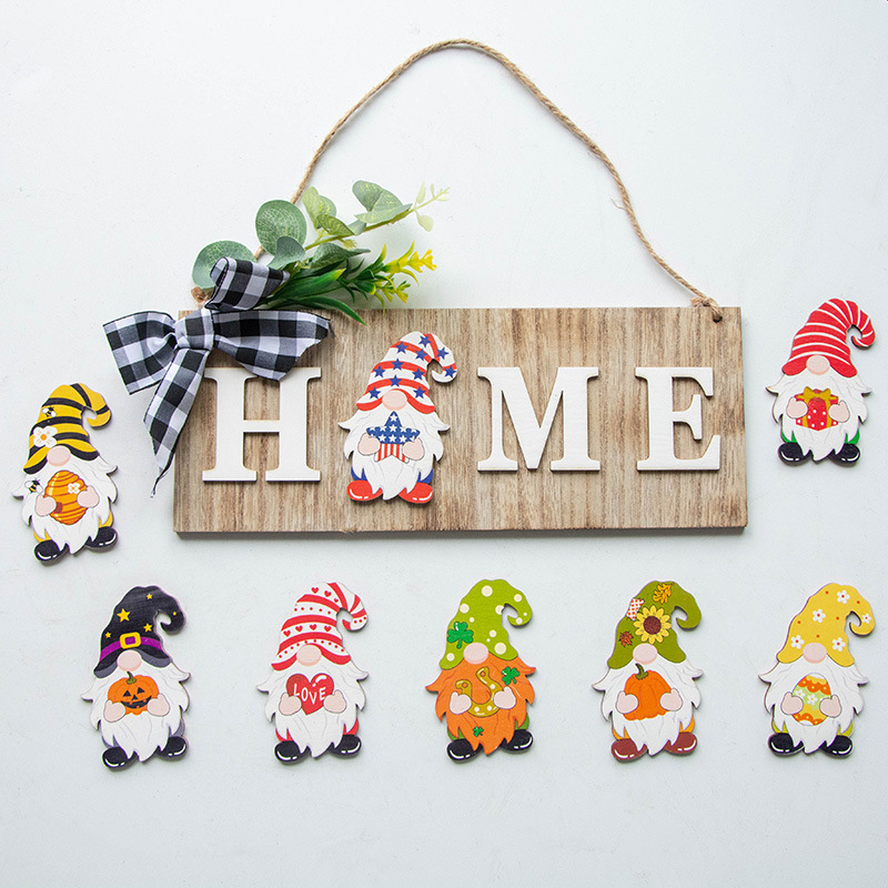 Factory wholesale Purchase Provider Yiwu - Holiday Door Wooden Sign Rudolph Dwarf Sign Home Decoration – Sellers Union