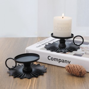 Wrought Iron Candle Holder Ornaments Scented Candle Pallet Wholesale