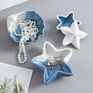 Seashell Key Spoon Storage Box Household Ornament Small Ornament Tray