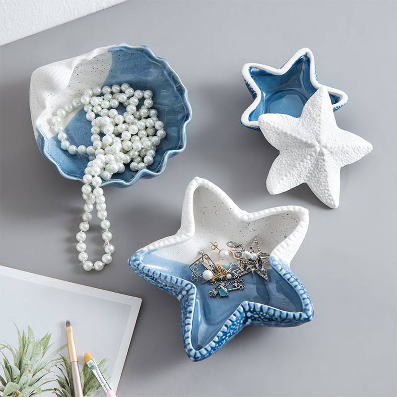 China OEM Artículos escolares - Seashell Key Spoon Storage Box Household Ornament Small Ornament Tray – Sellers Union