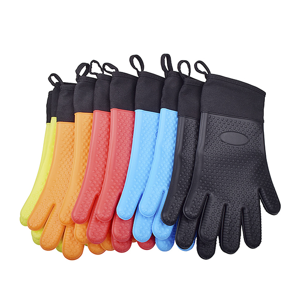 Well-designed Agent In Guangzhou - Heat Resistant Internal Cotton Layer Bbq Mitts Kitchen Non-Slip Potholders Silicone Cooking Oven Gloves Wholesale – Sellers Union