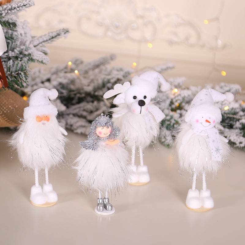 Hot-selling Agencia de compra - Christmas Ornament Silver Silk Plush Station Grade Doll Ornaments – Sellers Union