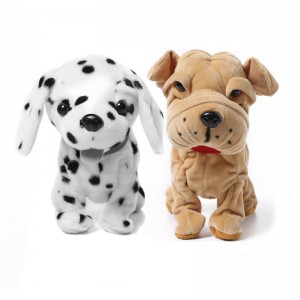 Велепродаја дечије електричне играчке за симулацију плишаног пса за осветљење