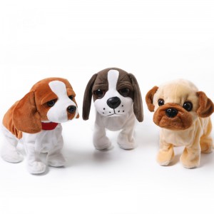 Wholesale Children’s Electric Toy Simulation Plush Dog Light Up Toys