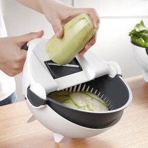 9 In 1 Multi-functional Chopper Rotate Vegetable Onion Cutter Slicer Shredder Home Use Wholesale