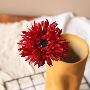 ផ្កាសិប្បនិម្មិត Gerbera ជក់ Chrysanthemum Daisy តុបតែងផ្ទះតូច