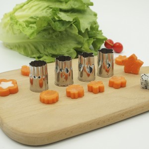 8pcs Stainless Steel Puzzle Fruit Vegetable Cutter Kitchen Tools Mold
