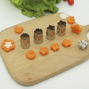 8pcs Stainless Steel Puzzle Fruit Vegetable Cutter Kitchen Tools Mold