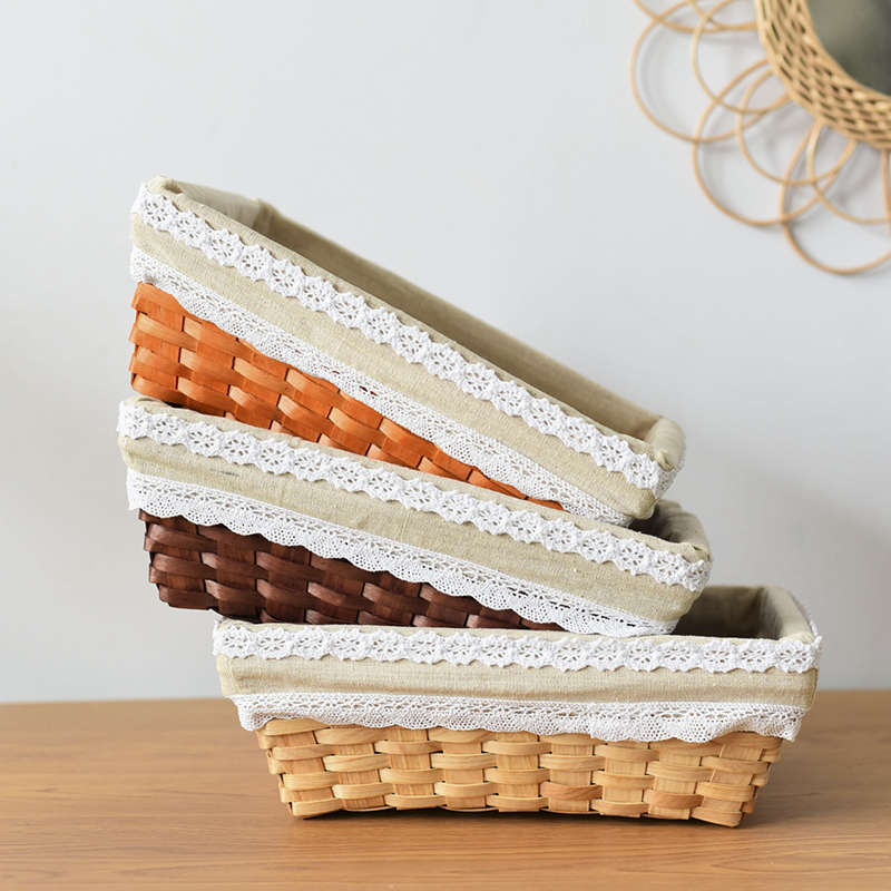 Online Exporter 義烏で最高のエージェント - Box Storage Basket Rattan Wicker Cotton Linen Storage Basket – Sellers Union