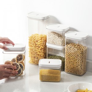 Sealed Cans Transparent Kitchen Food Grade Storage Tank Storage Box