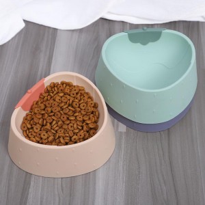 Strawberry Pet Bowl Cat Bowl Cartoon Dog Bowl Lag luam wholesale