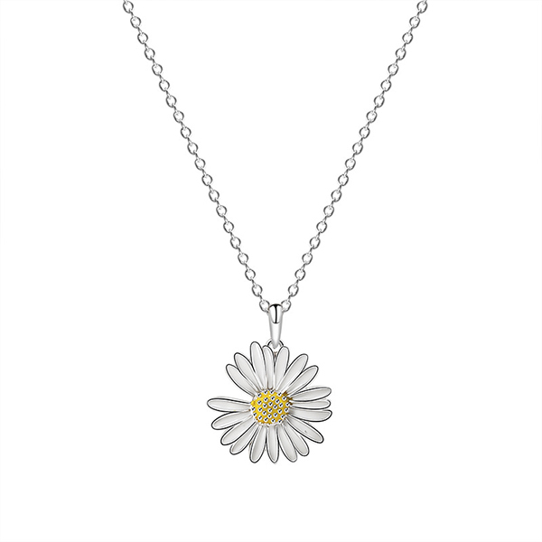 Cheap price Agencia exportadora de China - Wholesale Fashion Women 925 Sterling Silver Sunflower Daisy Necklace 18k Gold Jewelry – Sellers Union