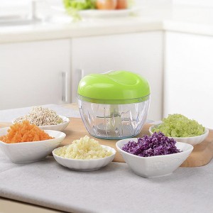 Kitchen Manual Onion Rotate Blades Vegetable Meat Cutter Chopper Shredder Wholesale