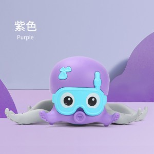 Walking Octopus On The Chain Clockwork Swimming Playing Baby Bathroom Toy
