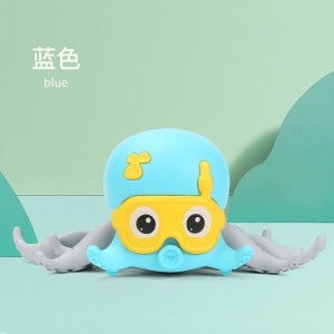 Walking Octopus On The Chain Clockwork Swimming Playing Baby Bathroom Toy