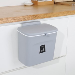 Wall-mounted Trash Can with Lid Kitchen Hanging Wholesale
