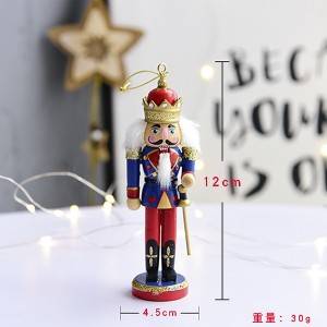 Walnut Clip Puppet Soldier Decoration Christmas Decoration