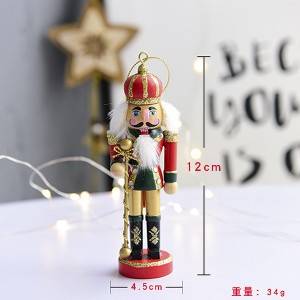 Walnut Clip Puppet Soldier Decoration Christmas Decoration