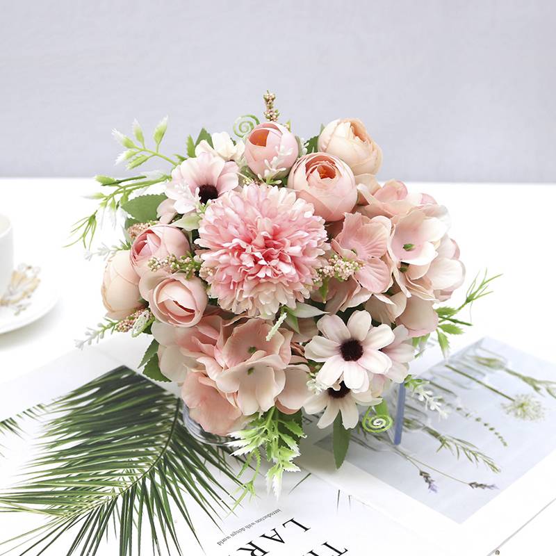 Massive Selection for Quality Inspection Provider China - Wedding Hydrangea Flower Wedding Decoration Artificial Flowers Wholesale – Sellers Union