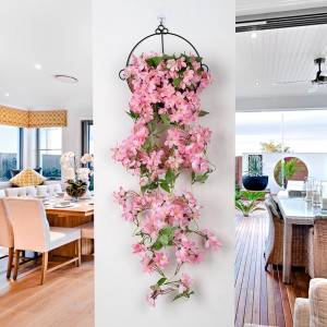 Simulation Welcoming Spring Flowers Wall Fake Flower Decoration