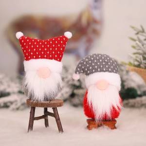 Forest People White Beard No Frontal Doll Decoration Christmas Decoration