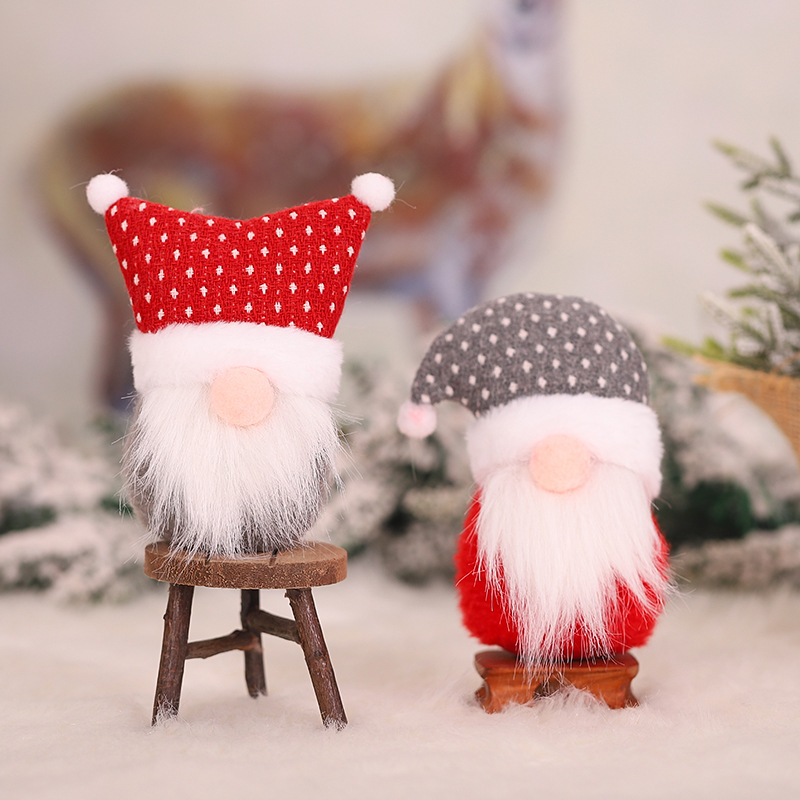 Factory Promotional Inspection Service Guangzhou - Forest People White Beard No Frontal Doll Decoration Christmas Decoration – Sellers Union