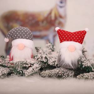 Forest People White Beard No Frontal Doll Decoration Christmas Decoration