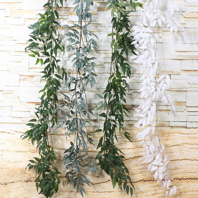China OEM X-Mas Items Agent - Willow Leaves Decoration Artificial Wicker Plastic Rattan Wedding – Sellers Union