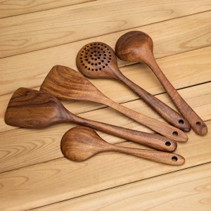 Комплект дървени съдове за готвене Кухненски инструменти на едро