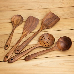 Wood Cooking Utensil Set Kitchen Tools Wholesale