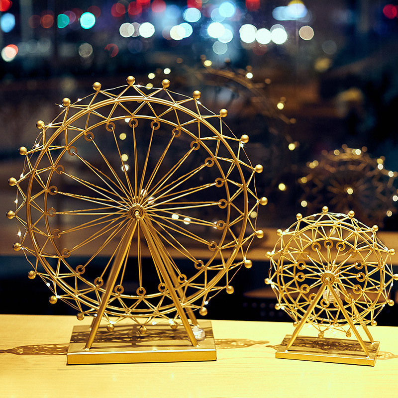Factory Free sample Articulos de Navidad - Wrought Iron Ferris Wheel Ornaments Home Decoration Wholesale – Sellers Union