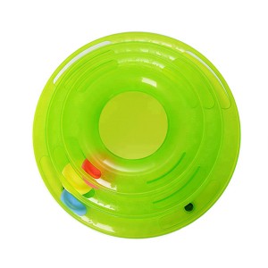 Malie Pusi Pet meataalo Polo Tiki 3 Layers Tower Toy Interactive Plate Moving Turntable