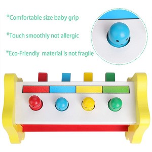 Drvena igračka s klupom za udaranje čekićem igračke za rani obrazovni razvoj za malu djecu predškolske dobi