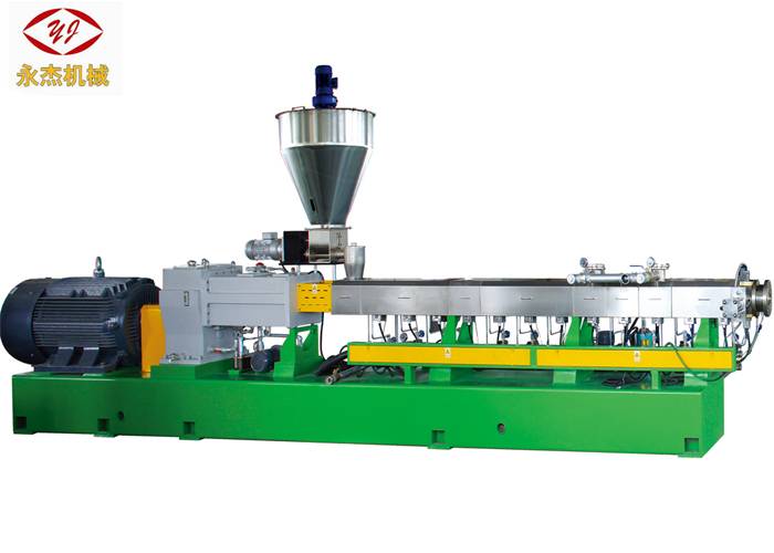 Chinese Professional Small Twin Screw Extruder Machine - Double Screw Extruder Machine , PET  Plastic Recycling Extruder Machine 400kg/H – Yongjie