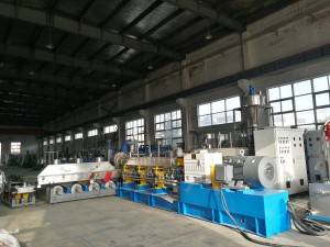 High Output Waste Plastic Recycling Pelletizing Machine PID Centralized Control