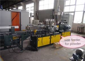 2-15kg/H 20mm Reprocessed Plastic Granules Machine , Extruder PVC Machine 7 Zones