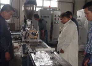 High Efficiency Polymer Extrusion Machine With Two Stage Conveying System